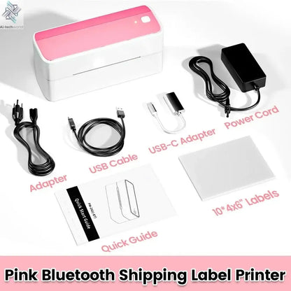 Phomemo 241 Bluetooth Thermal Label Printer Wireless Small Shipping Label Printer 4X6 Compatible with iPhone Android Mac Window Ai-TechWorld