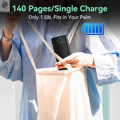 Phomemo M08F Wireless Thermal Printer: Portable Label Maker for Home Office Shipping Ai-TechWorld