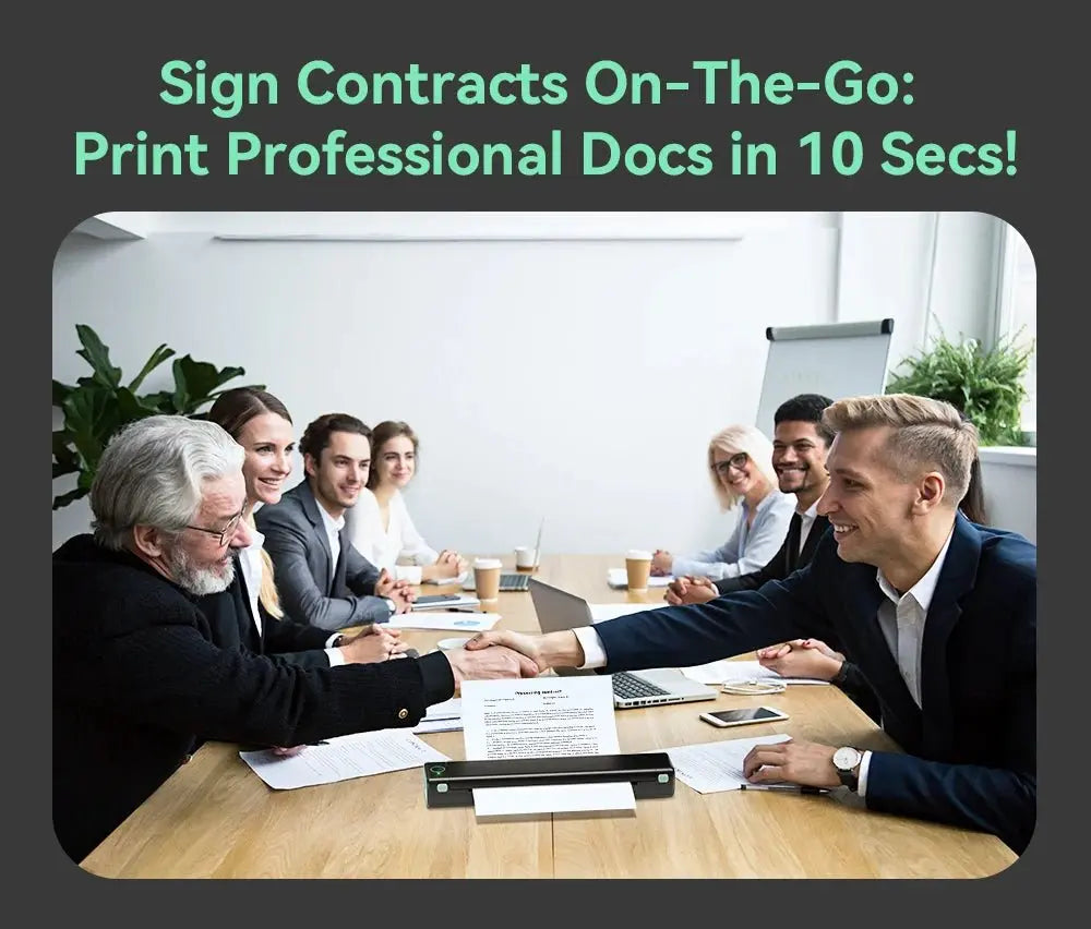 Phomemo M08F Wireless Thermal Printer: Portable Label Maker for Home Office Shipping Ai-TechWorld