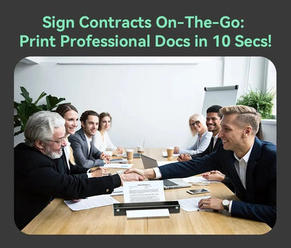 Phomemo M08F Wireless Thermal Printer: Portable Label Maker for Home Office Shipping Ai-TechWorld