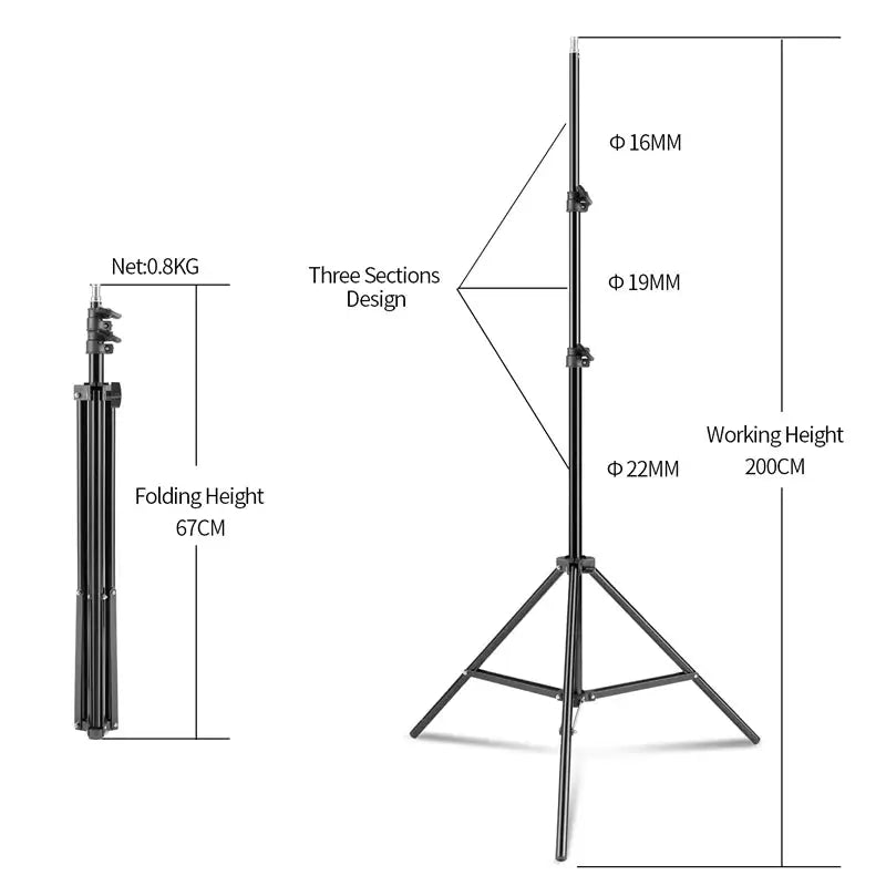 Photography Photo Studio Softbox Lighting Kit With 2.6x3M Background Frame 3pcs Backdrops Tripod Stand Reflector Board 4Umbrella Ai-TechWorld 