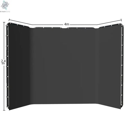 Photography Photo Studio Softbox Lighting Kit With 2.6x3M Background Frame 3pcs Backdrops Tripod Stand Reflector Board 4Umbrella Ai-TechWorld 