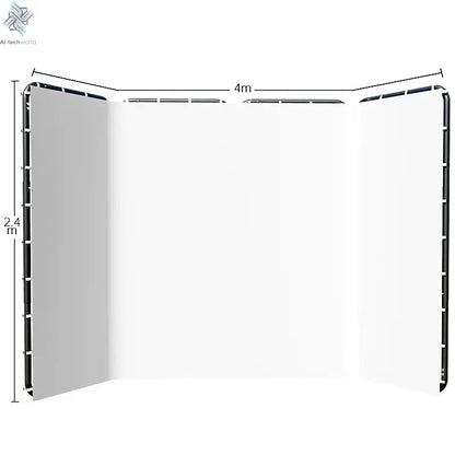 Photography Photo Studio Softbox Lighting Kit With 2.6x3M Background Frame 3pcs Backdrops Tripod Stand Reflector Board 4Umbrella Ai-TechWorld 