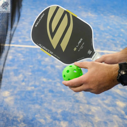 Pickleball Paddle Nonslip Elongated Handle Ergonomic Portable Versatile Professional Racquet for Indoor Outdoor Practicing Ai-TechWorld 