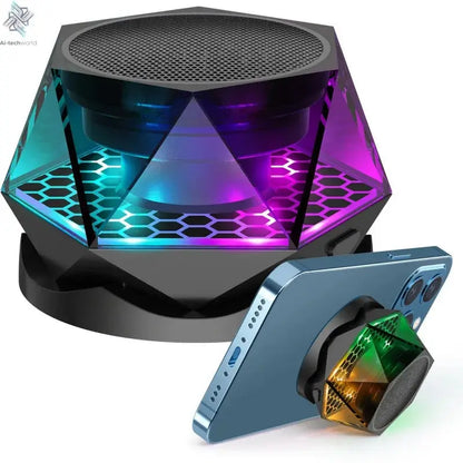 Portable Bluetooth Speakers 5W for Mobile Phone G200 Mini Cooler Sound Box for Computer Car Music Magnetic Wireless Megaphone Ai-TechWorld 