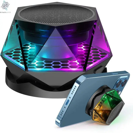 Portable Bluetooth Speakers 5W for Mobile Phone G200 Mini Cooler Sound Box for Computer Car Music Magnetic Wireless Megaphone Ai-TechWorld 