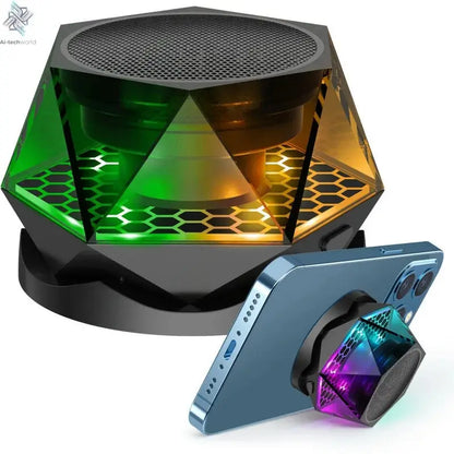 Portable Bluetooth Speakers 5W for Mobile Phone G200 Mini Cooler Sound Box for Computer Car Music Magnetic Wireless Megaphone Ai-TechWorld 