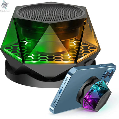 Portable Bluetooth Speakers 5W for Mobile Phone G200 Mini Cooler Sound Box for Computer Car Music Magnetic Wireless Megaphone Ai-TechWorld 