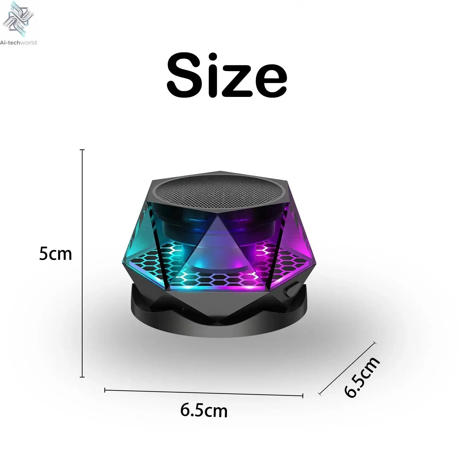 Portable Bluetooth Speakers 5W for Mobile Phone G200 Mini Cooler Sound Box for Computer Car Music Magnetic Wireless Megaphone Ai-TechWorld 