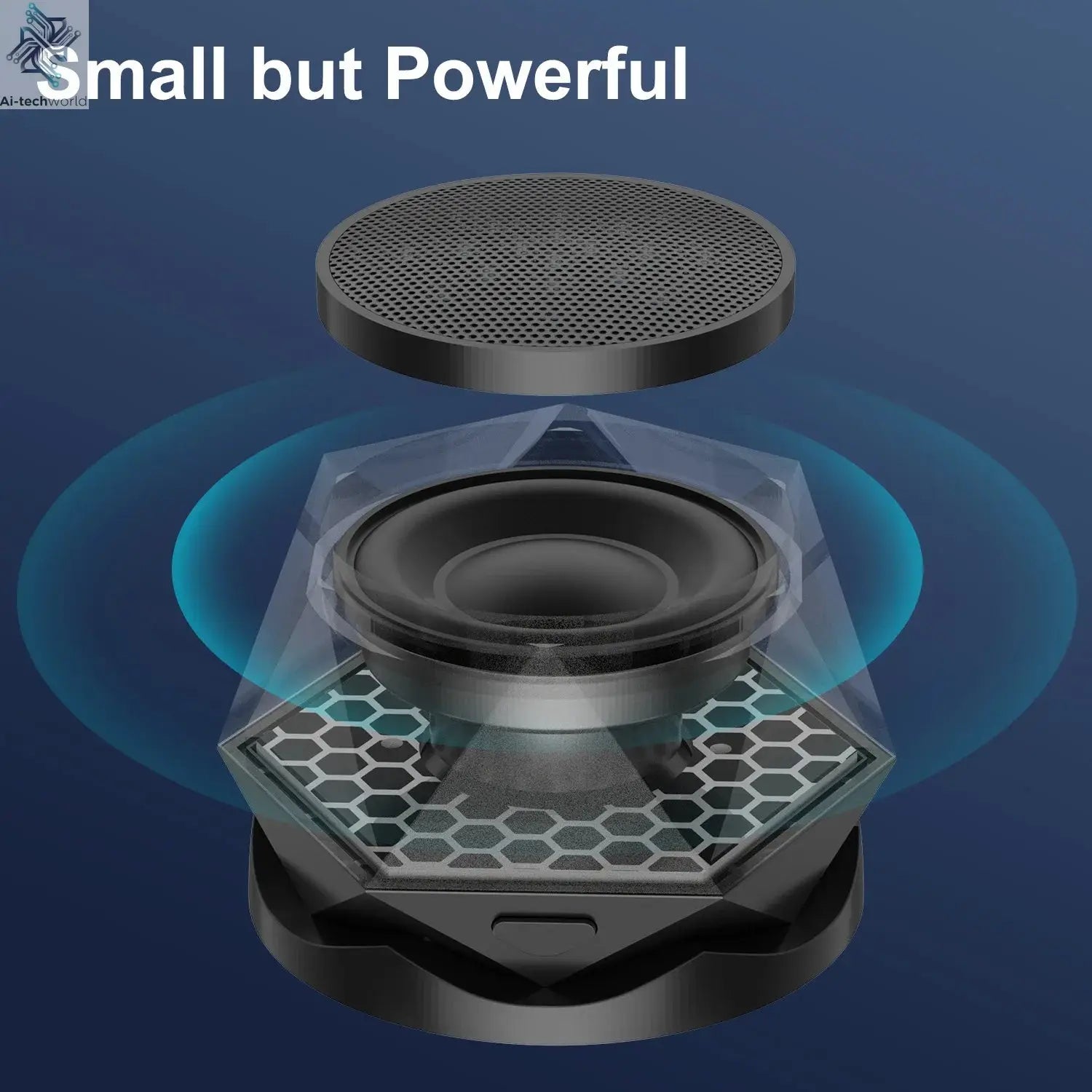 Portable Bluetooth Speakers 5W for Mobile Phone G200 Mini Cooler Sound Box for Computer Car Music Magnetic Wireless Megaphone Ai-TechWorld 