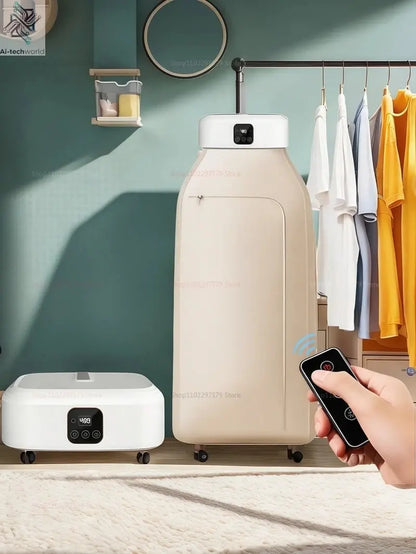 Portable Home Multifunctional Dryer Foldable Travel Clothing Dryer 600W Quick Drying Dryer Sterilization And Removal Of Mites - Ai - TechWorld
