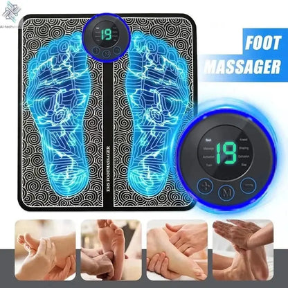 Portable Massage Foot Pad Massage Patch Massage Pen Cervical Neck and Back Full Body Massage Combination Set - Ai - TechWorld