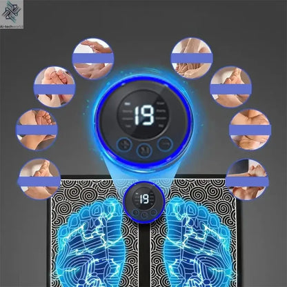 Portable Massage Foot Pad Massage Patch Massage Pen Cervical Neck and Back Full Body Massage Combination Set - Ai - TechWorld