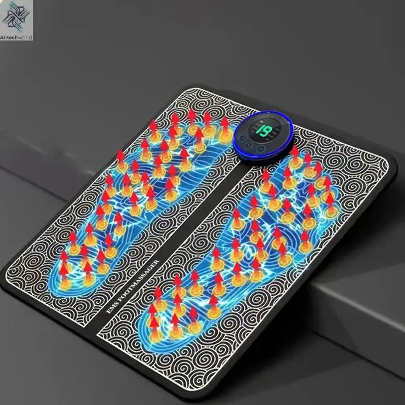 Portable Massage Foot Pad Massage Patch Massage Pen Cervical Neck and Back Full Body Massage Combination Set - Ai - TechWorld