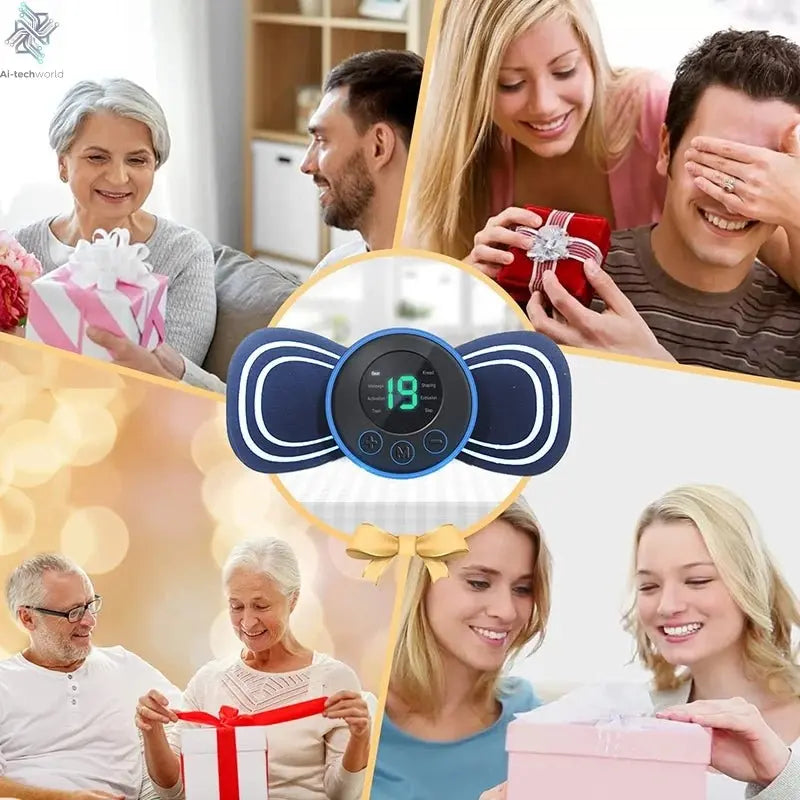 Portable Massage Foot Pad Massage Patch Massage Pen Cervical Neck and Back Full Body Massage Combination Set - Ai - TechWorld