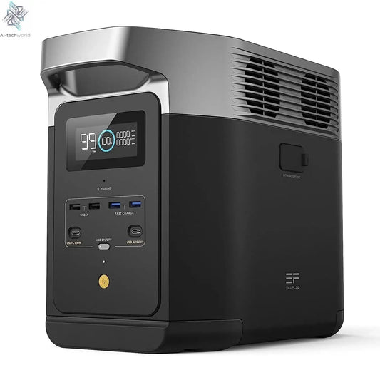 Portable Power Station 1024Wh LiFePO4 Battery 1800W AC 100W USB-C Solar Generator for Home Backup Camping RV, Customized - Ai-TechWorld