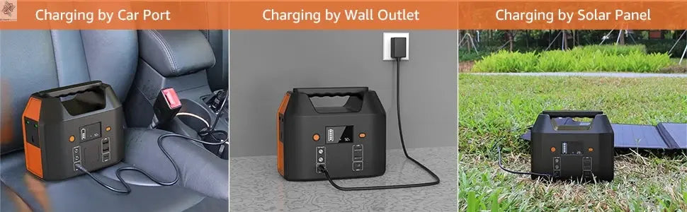 Portable Power Station 300W/150W Solar Generator Power Bank 110V/230V AC/DC/USB/USB C LiFePO4 Battery Pack For Camping CPAP RV Ai-TechWorld 