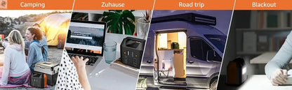 Portable Power Station 300W/150W Solar Generator Power Bank 110V/230V AC/DC/USB/USB C LiFePO4 Battery Pack For Camping CPAP RV Ai-TechWorld 