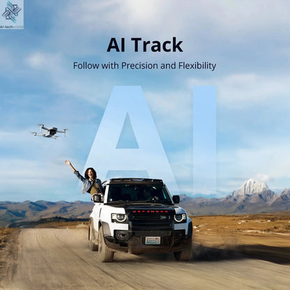 Potensic ATOM 2 Camera Drone, 4K HDR Video, 8K Photo, 3-Axis Gimbal,Under 249g, Vertical Shooting,10-KM, AI Night Shot, AI Track Ai-TechWorld 