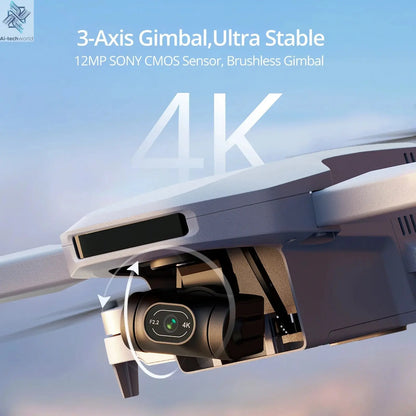 Potensic C0 Mini Drone: 3-Axis Gimbal, 4K Camera - Professional RC Quadcopter Ai-TechWorld