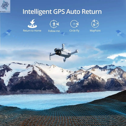 Potensic Drones Under 249g GPS Auto Return Single Axis Gimbal EIS Professional Drone Max 4-KM Waypoint Flight Follow Me-ATOM SE Ai-TechWorld 