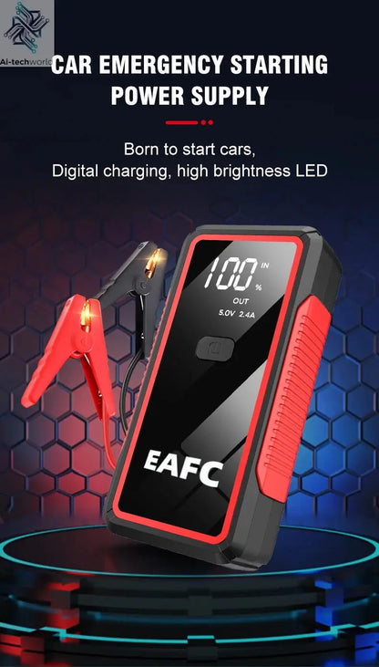 Power Bank 2000A/600A 12V Car Battery Jump Starter Portable Charger Petrol Diesel Auto Starting Device Booster Emergency Starter Ai-TechWorld 
