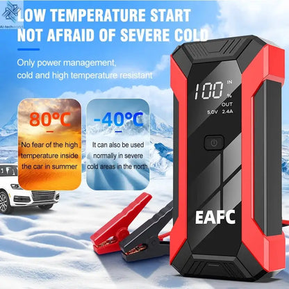 Power Bank 2000A/600A 12V Car Battery Jump Starter Portable Charger Petrol Diesel Auto Starting Device Booster Emergency Starter Ai-TechWorld 