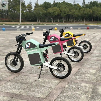 Powerful QS205v3 10000W 72V 100KMH 62MPH Fatbike Electric Road Bike Adults Fat Tire Fardriver 72V150A Controller E Motorcycle Ai-TechWorld 