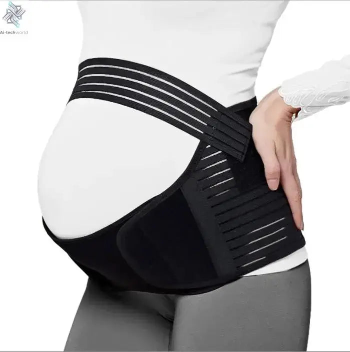Pregnant Women Support Belly Band Back Clothes Belt Adjustable Waist Care Maternity Abdomen Brace Protector Pregnancy Ai-TechWorld 