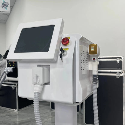 Professional Ice Titanium 808nm Diode Laser Hair Removal Machine with Triple Wavelengths for Painless Permanent Depilation Ai-TechWorld 
