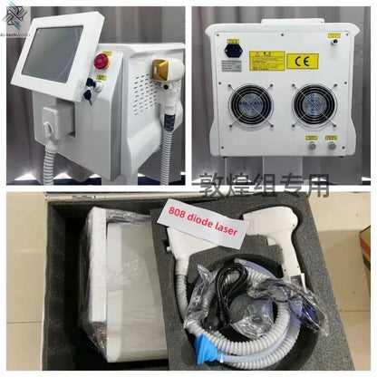 Professional Ice Titanium 808nm Diode Laser Hair Removal Machine with Triple Wavelengths for Painless Permanent Depilation Ai-TechWorld 