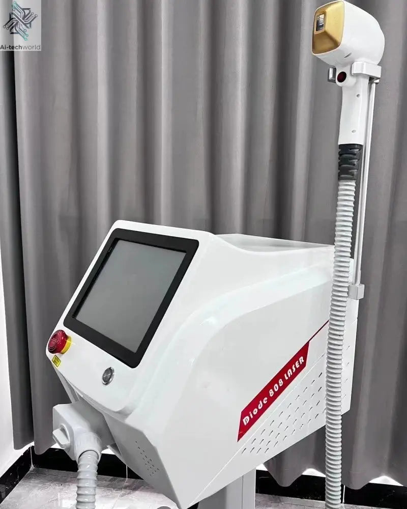Professional Ice Titanium 808nm Diode Laser Hair Removal Machine with Triple Wavelengths for Painless Permanent Depilation Ai-TechWorld 