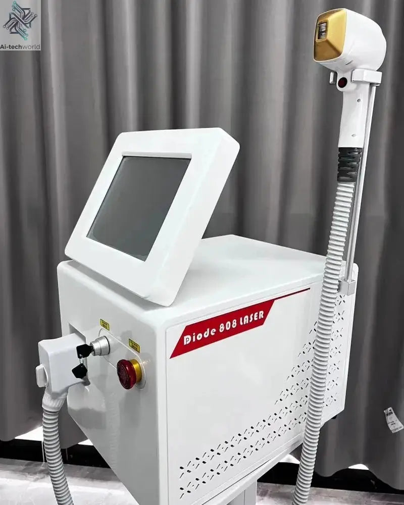 Professional Ice Titanium 808nm Diode Laser Hair Removal Machine with Triple Wavelengths for Painless Permanent Depilation Ai-TechWorld 