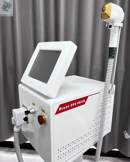 Professional Ice Titanium 808nm Diode Laser Hair Removal Machine with Triple Wavelengths for Painless Permanent Depilation Ai-TechWorld 