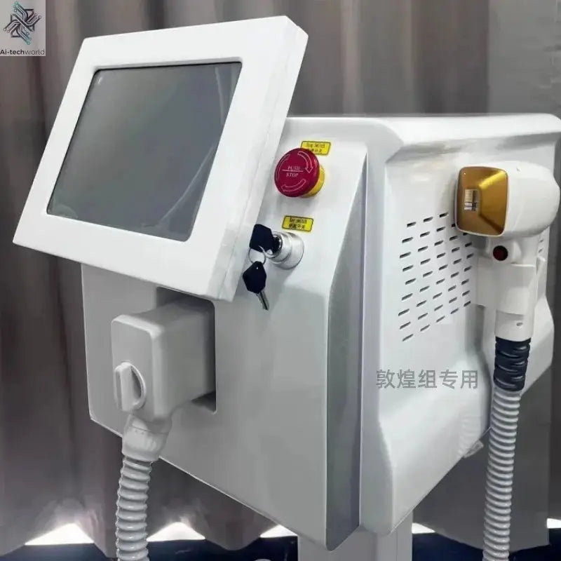 Professional Ice Titanium 808nm Diode Laser Hair Removal Machine with Triple Wavelengths for Painless Permanent Depilation Ai-TechWorld 