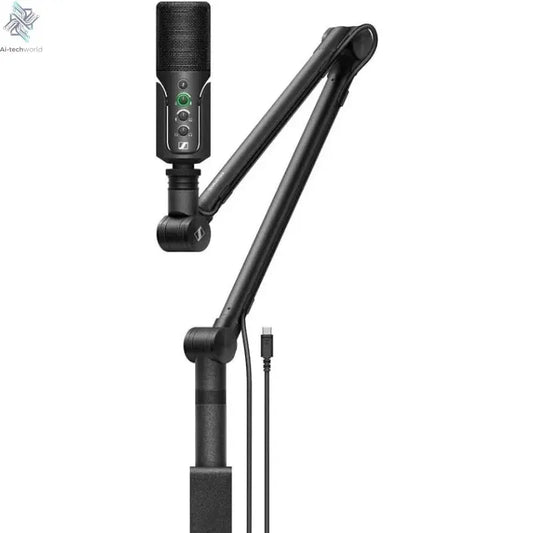 Professional Profile USB Microphone Streaming Set with Boom Arm, 3 m USB-C Cable & Mic Pouch Ai-TechWorld