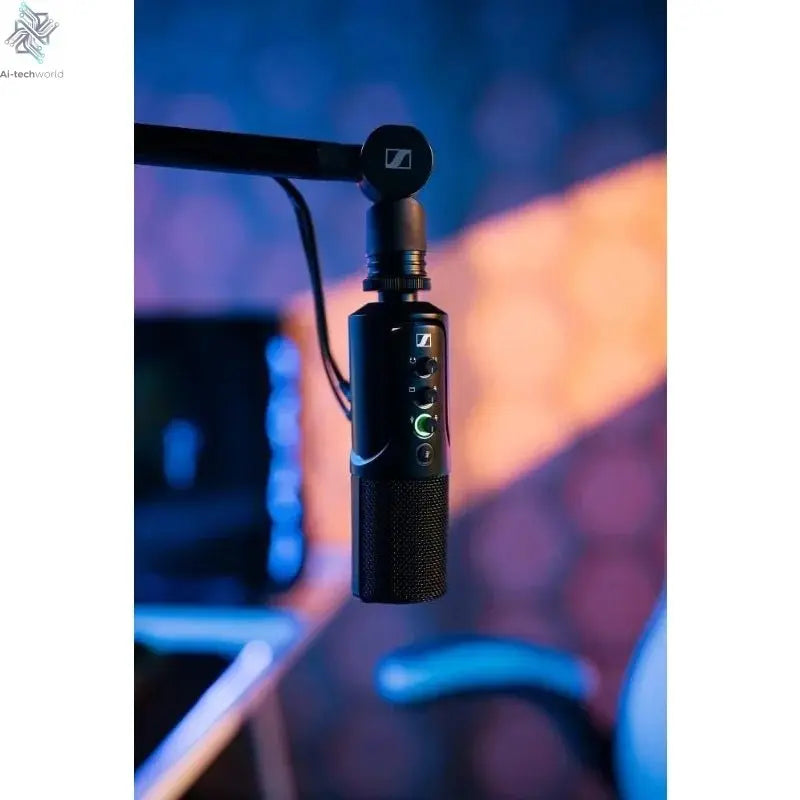 Professional Profile USB Microphone Streaming Set with Boom Arm, 3 m USB-C Cable & Mic Pouch Ai-TechWorld