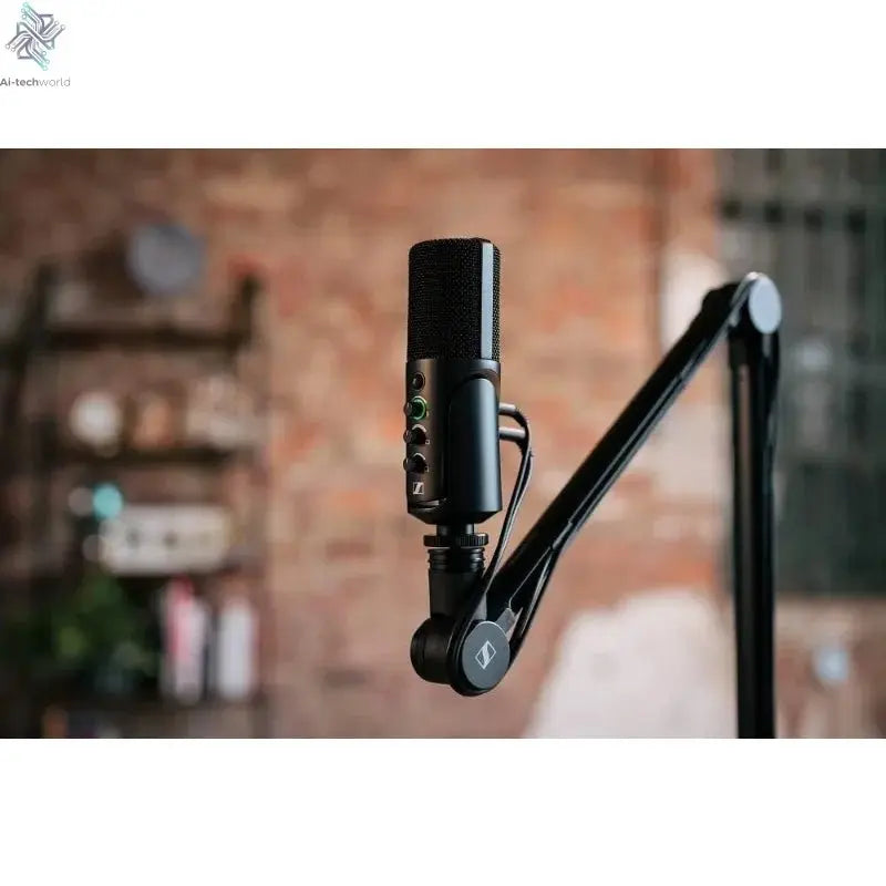 Professional Profile USB Microphone Streaming Set with Boom Arm, 3 m USB-C Cable & Mic Pouch Ai-TechWorld