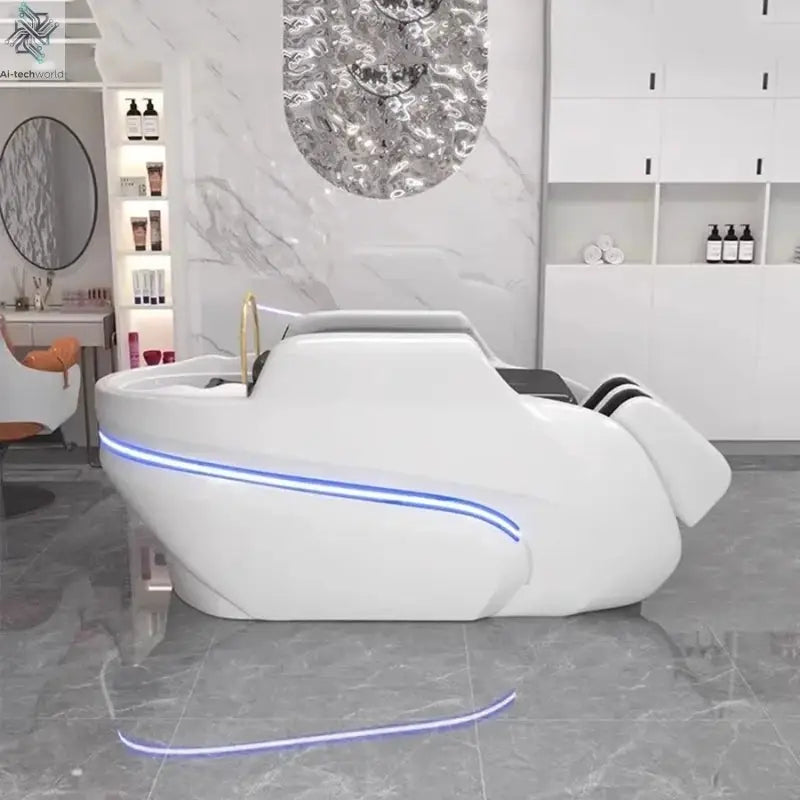 Professional Shampoo Chair Wash Hair Salon Head Spa Bed Shampoo Chair Stylist Luxury Electronic Massage Full Cadeiras Furniture Ai-TechWorld 