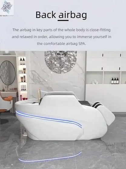 Professional Shampoo Chair Wash Hair Salon Head Spa Bed Shampoo Chair Stylist Luxury Electronic Massage Full Cadeiras Furniture Ai-TechWorld 