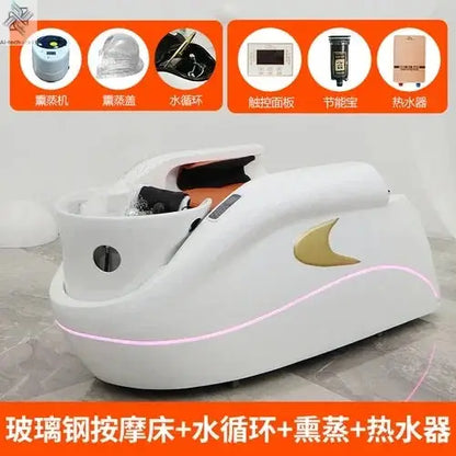 Professional Shampoo Chair Wash Hair Salon Head Spa Bed Shampoo Chair Stylist Luxury Electronic Massage Full Cadeiras Furniture Ai-TechWorld 