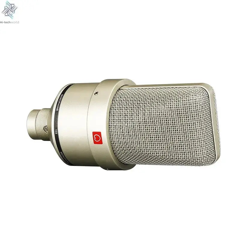 Professional Studio Condenser Microphone PC Computer Laptop Mic Singing Karaoke Streaming Wired Pro Microphn Mike Sound Mikrofon Ai-TechWorld 