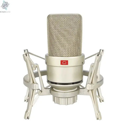 Professional Studio Condenser Microphone PC Computer Laptop Mic Singing Karaoke Streaming Wired Pro Microphn Mike Sound Mikrofon Ai-TechWorld 