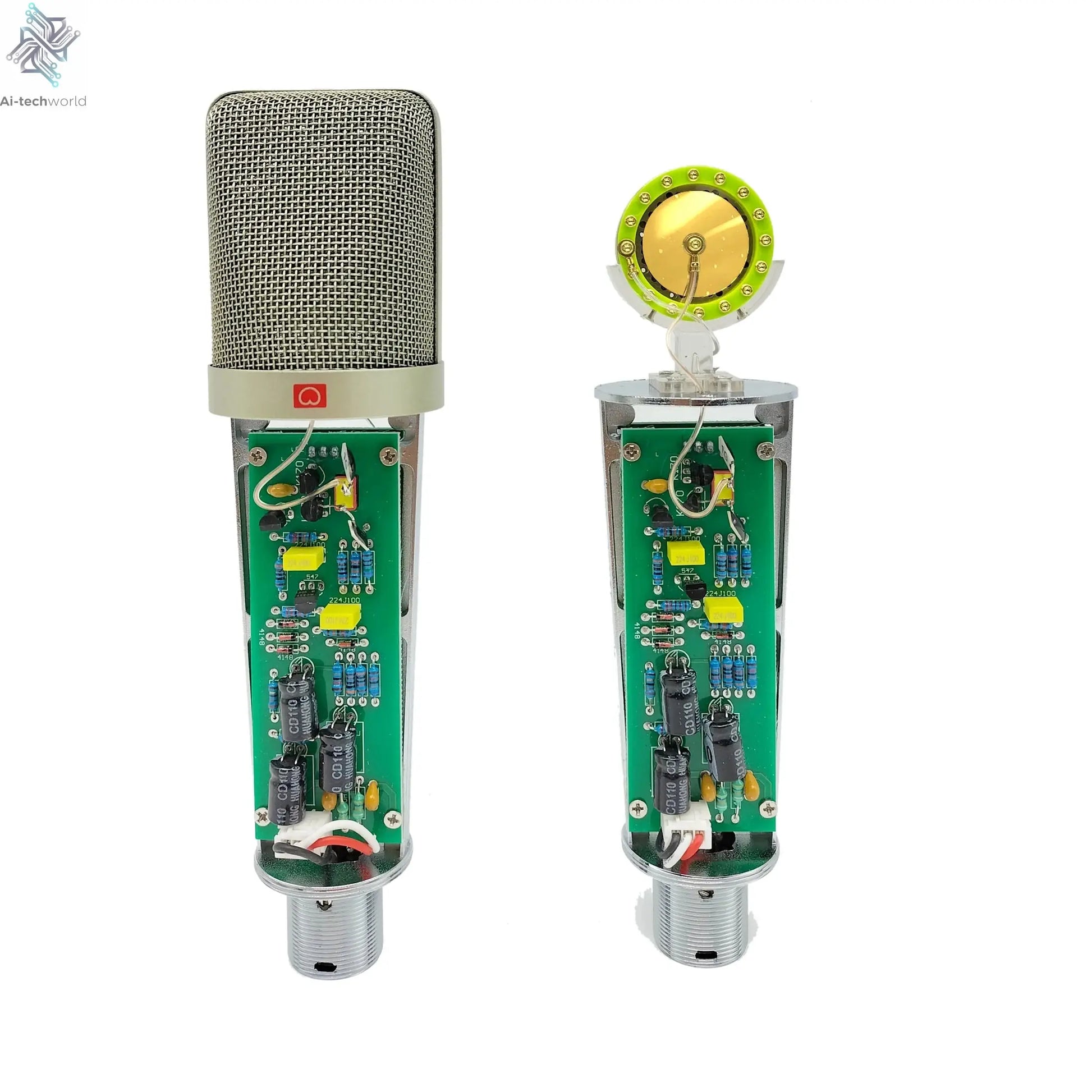 Professional Studio Condenser Microphone PC Computer Laptop Mic Singing Karaoke Streaming Wired Pro Microphn Mike Sound Mikrofon Ai-TechWorld 