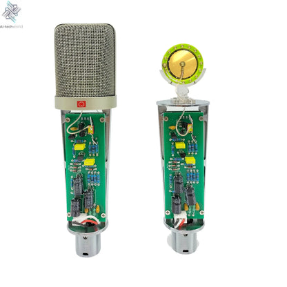 Professional Studio Condenser Microphone PC Computer Laptop Mic Singing Karaoke Streaming Wired Pro Microphn Mike Sound Mikrofon Ai-TechWorld 