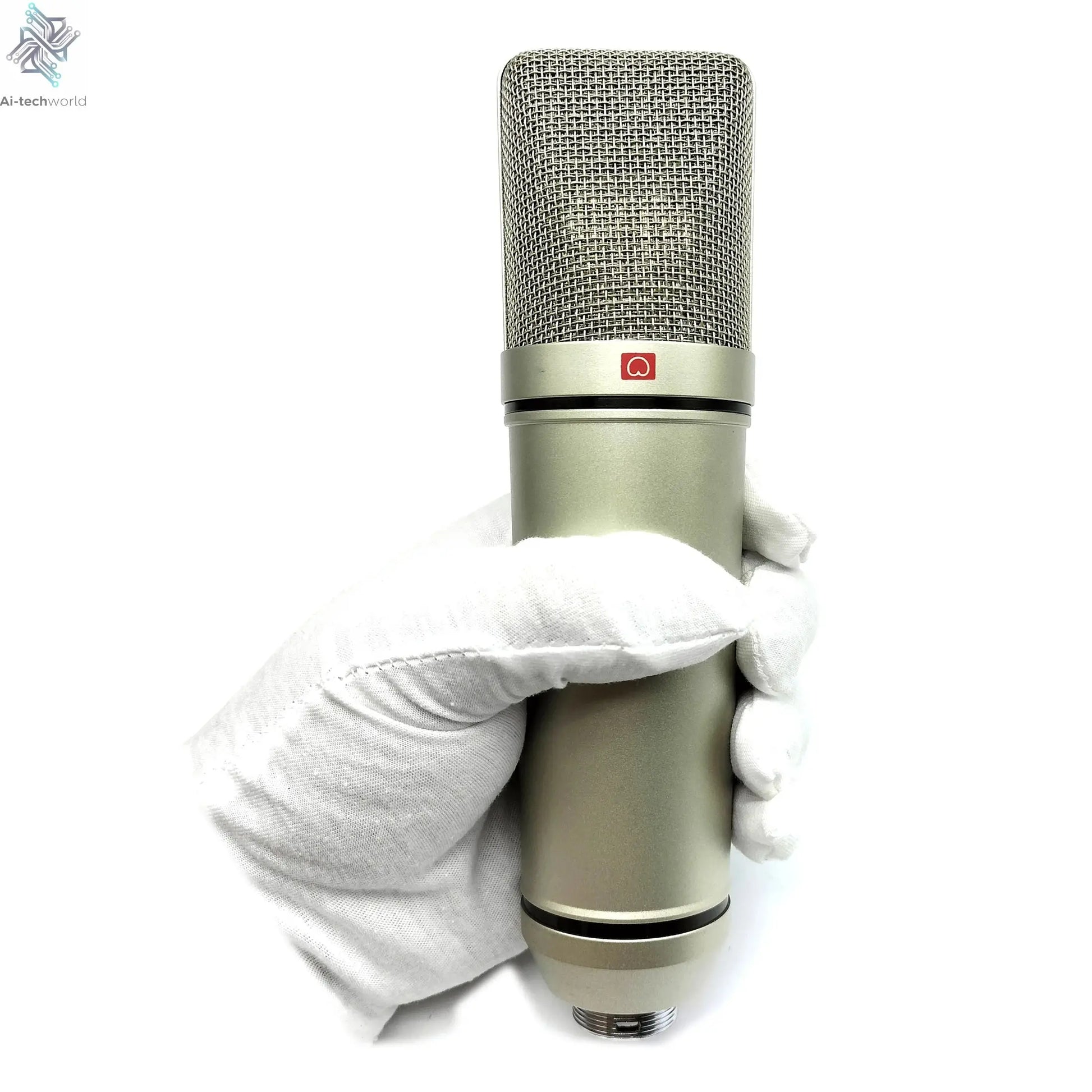Professional Studio Condenser Microphone PC Computer Laptop Mic Singing Karaoke Streaming Wired Pro Microphn Mike Sound Mikrofon Ai-TechWorld 