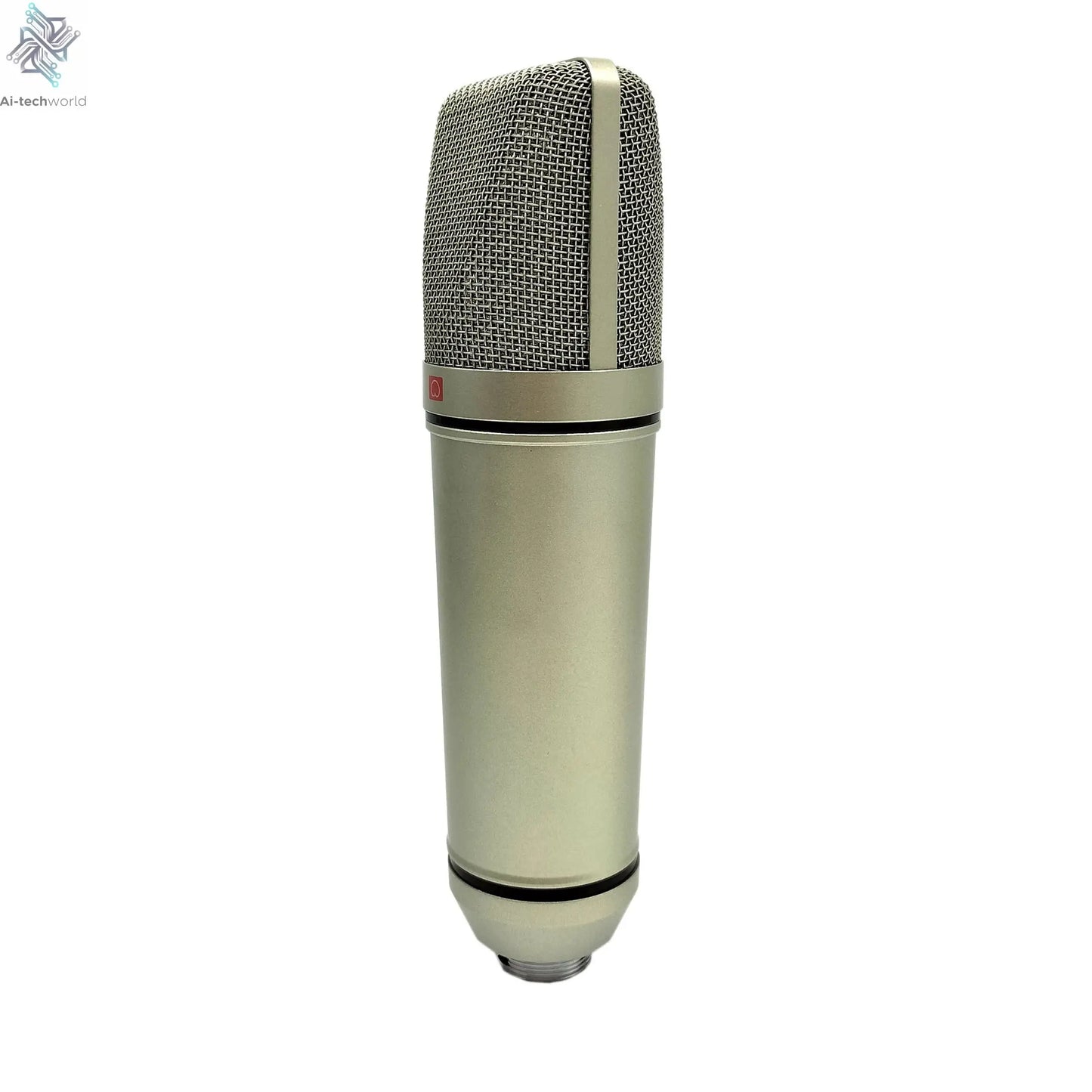 Professional Studio Condenser Microphone PC Computer Laptop Mic Singing Karaoke Streaming Wired Pro Microphn Mike Sound Mikrofon Ai-TechWorld 