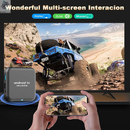 Q18 8K RK3518 Smart TV Box Android 16 Google Assistant BT6.0 Ram 4GB 8GB Rom 64GB 128GB 256GB Wifi 5G Media Player Set Top Box Ai-TechWorld 