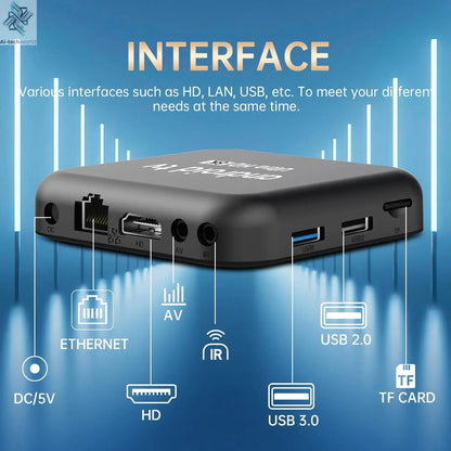 Q18 8K RK3518 Smart TV Box Android 16 Google Assistant BT6.0 Ram 4GB 8GB Rom 64GB 128GB 256GB Wifi 5G Media Player Set Top Box Ai-TechWorld 