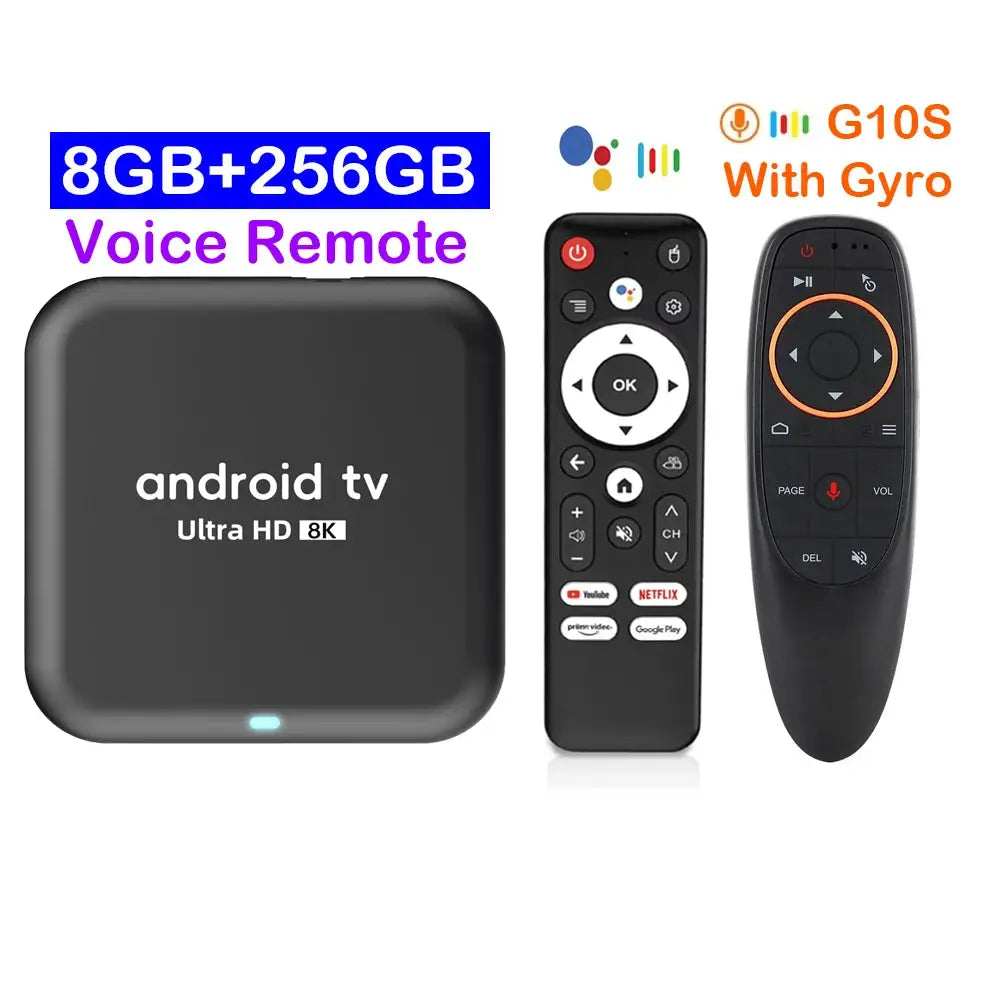 Q18 8K RK3518 Smart TV Box Android 16 Google Assistant BT6.0 Ram 4GB 8GB Rom 64GB 128GB 256GB Wifi 5G Media Player Set Top Box Ai-TechWorld 